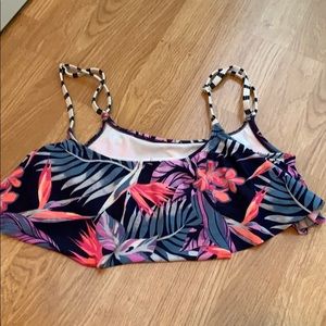 Roxy floral bikini top
